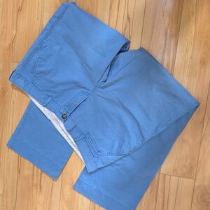 Vintage Y2K Old Navy Sky Blue Brushed Cotton Trouser Pant Sz 16